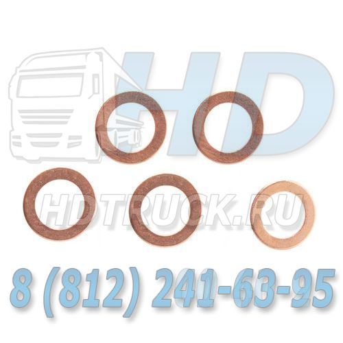 17512-10000 - Кольцо уплотнительное маслопровода (медное) HD65, HD72, HD78 Hyundai-Kia